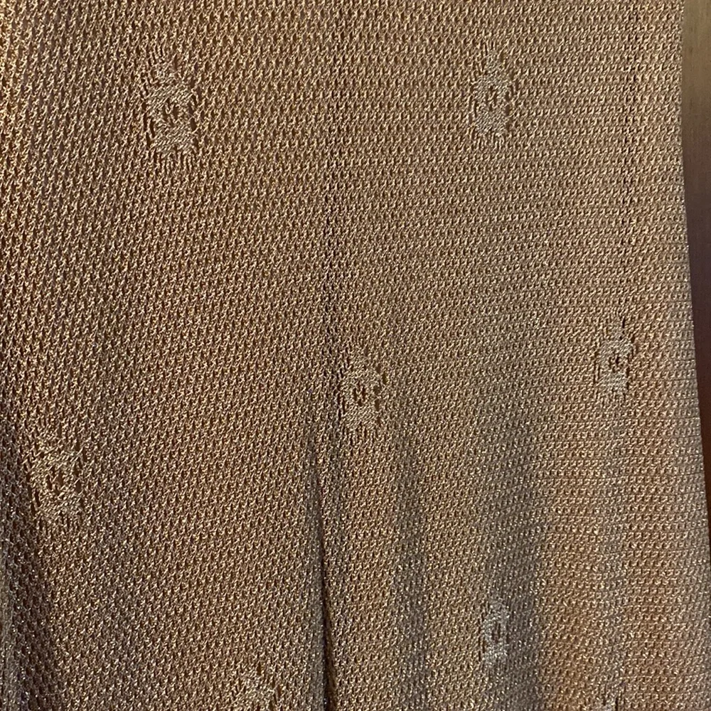 Formal gold woven dress size 12 - Picture 4 of 7